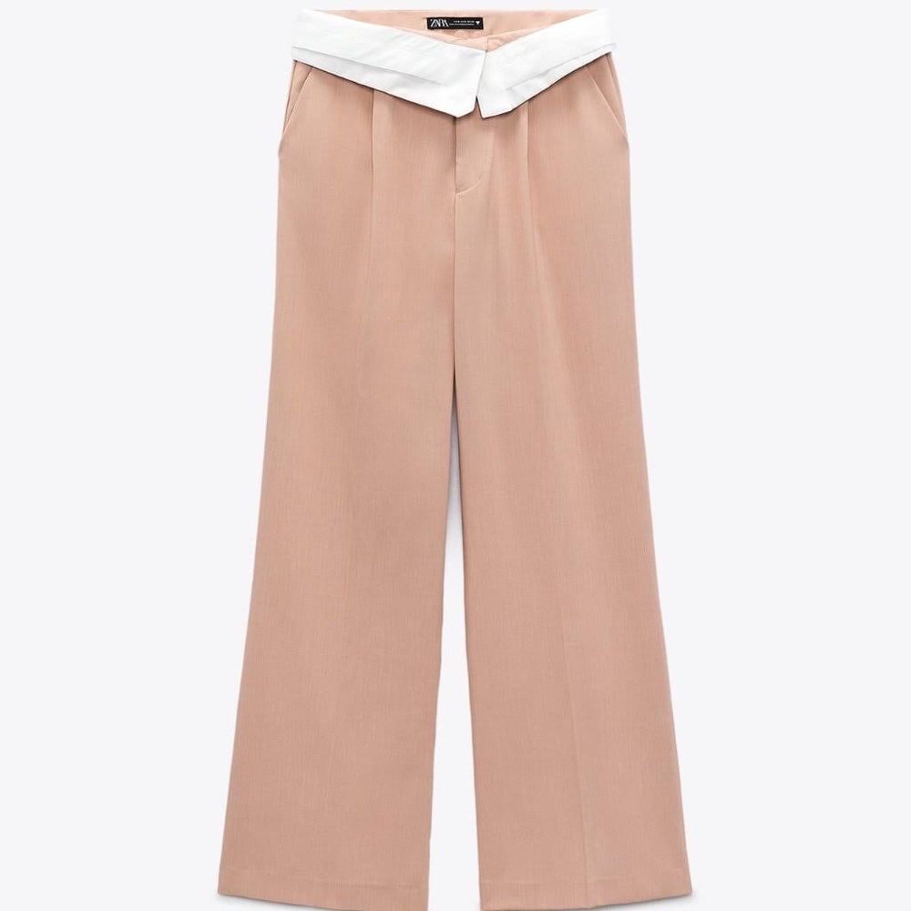 Zara Fold Over Waist Trousers